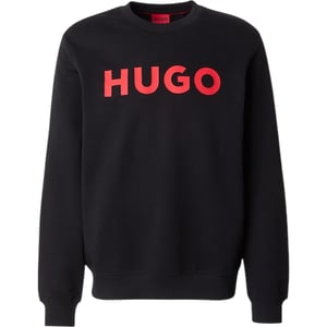 Hugo Heren-sweater van French Terry met contrasterend logo (Zwart)