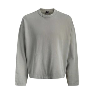 Jack And Jones Heren Atletiek Club Geribbelde Rugprint Sweatshirt (Schaduw)