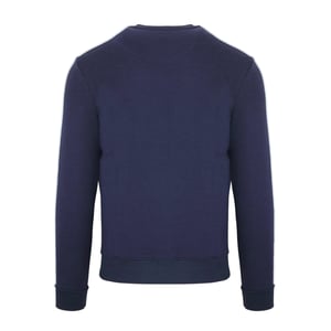 Aquascutum Heren geribbeld sweatshirt (Marine)