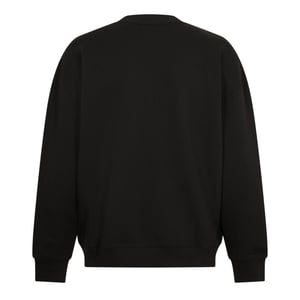 Hugo Heren Sweatshirt met geribde kraag (Zwart)