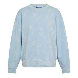 Hugo Heren Nustroyos Tie Dye Oversized Sweatshirt (Blauw)