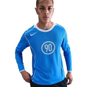 Nike Volwassenen Total 90 Dri-FIT Jersey met lange mouwen (Blauw/Wit)