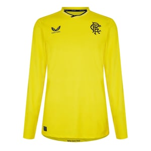 Castore Heren Rangers FC T-shirt met lange mouwen (Geel)