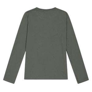 Farah Kinder/Kids Stacked Logo T-shirt met lange mouwen (Groen)