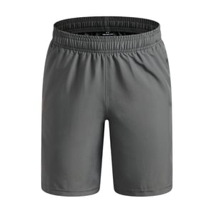 Under Armour Technische geweven korte broek met logo voor jongens (Grijs/Oranje)