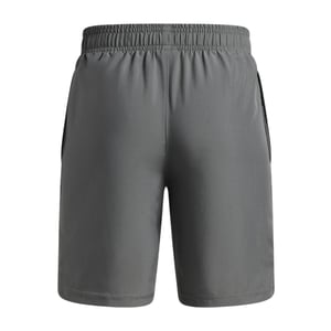 Under Armour Technische geweven korte broek met logo voor jongens (Grijs/Oranje)