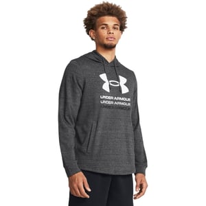 Under Armour Heren Rival Terry Grafische Hoodie (Grijs)