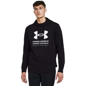 Under Armour Heren Rival Terry Grafische Hoodie (Zwart)