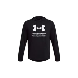 Under Armour Heren Rival Terry Grafische Hoodie (Zwart)