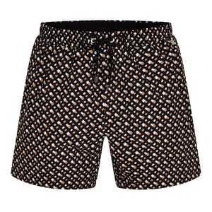 Boss Heren Monogram Zwemshort (Zwart)