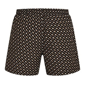 Boss Heren Monogram Zwemshort (Zwart)