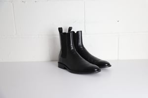 Balenciaga Midnight Chelsea Boots in zwart leer