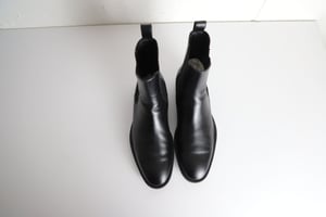 Balenciaga Midnight Chelsea Boots in zwart leer