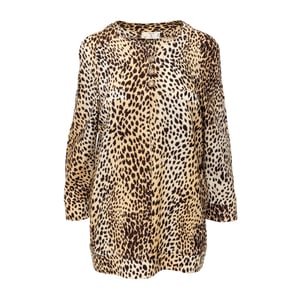 Valentino Miss V Luipaardprint Top - '90s