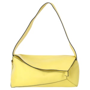 Loewe Puzzle Hobo Bag in Gele Kalfsleer