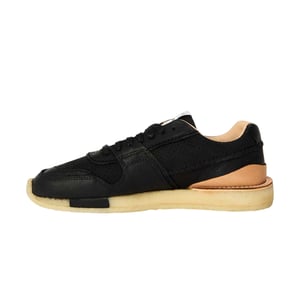 Clarks Originals Heren Leren Trainers (Zwart)