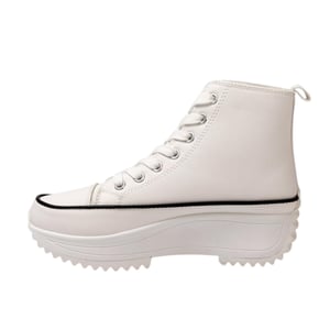 Firetrap Dames Platform Hoogtop Sneakers (Wit)