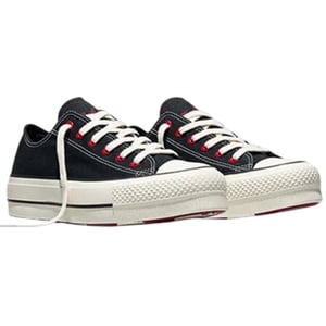 Converse Dames/Dames Chuck Taylor Canvas Platform Schoenen (Zwart)