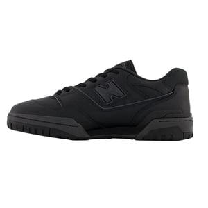 New Balance Heren BB550 Leren Trainers (Zwart)