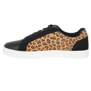 Brave Soul Heren Leopardprint Sneakers (Zwart/Leopard)