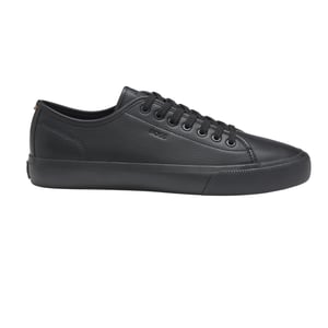 Boss Heren Profile Leren Lage Sportschoenen (Zwart)