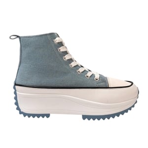 Firetrap Dames Platform High Top Sneakers (Blauw)