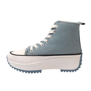 Firetrap Dames Platform High Top Sneakers (Blauw)