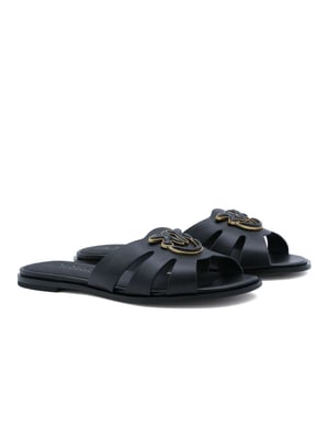 Pinko Slippers Zwart