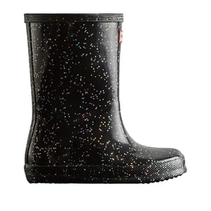 Hunter Meisjes Eerste Reuzen Glitter Wellington Laarzen (Zwart)