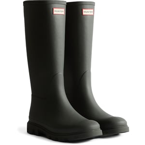 Hunter Unisex Adult Downpour Hoge Wellington Laarzen (Donkere Olijf)