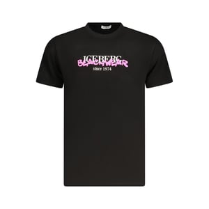 Ice Iceberg Beachwear Logo Zwart T-shirt