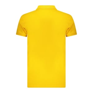 Geel Poloshirt Met Logo Van Een Ijsbergdriehoek
