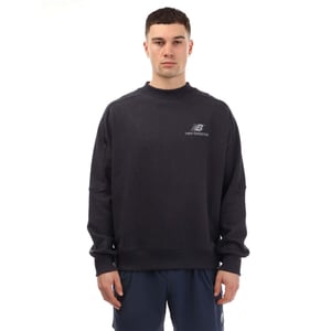 New Balance Heren French Terry Crew Neck Sweatshirt (Marine)