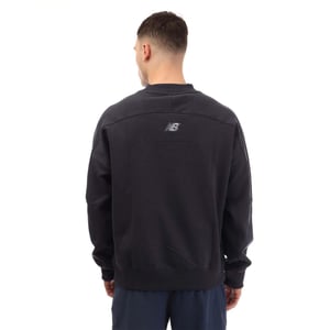 New Balance Heren French Terry Crew Neck Sweatshirt (Marine)