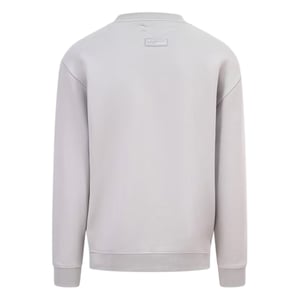 Blank Essentials Sweatshirt met gebogen logo voor volwassenen (Grijs)