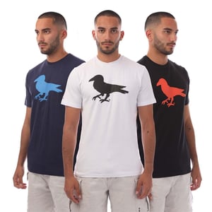 Modern Amusement Heren Cali Crown Katoenen T-Shirt (Verpakking van 3) (Zwart/Wit)