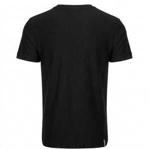 Threadbare Falkland-T-shirt van gebreid materiaal voor heren (Zwart)