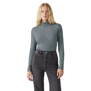 Levis Dames/Dames Schildpadhals Top met Lange Mouwen (Navy Blazer)