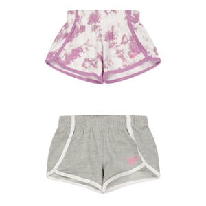 Reebok Jersey Tie Dye broekje voor babymeisjes (set van 2) (Orchidee)