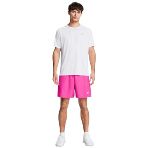 Under Armour Heren HalfBack Shorts met reliëf (Roze)