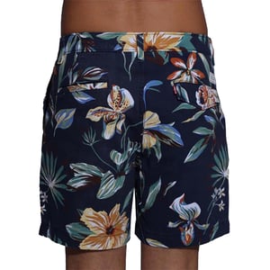 Levis Heren Authentic Nepenthe denim short met tropisch bloemenpatroon (Marine Bloemen)