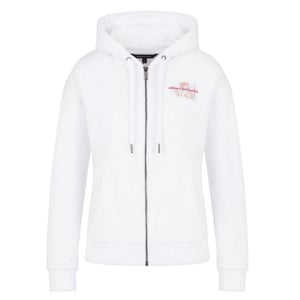 Armani Exchange Dames/Dames Full Zip Hoodie (Wit)