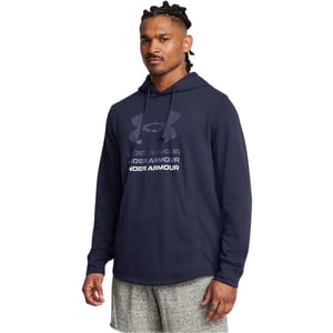 Under Armour Heren Rival Terry Grafische Hoodie (Blauw)