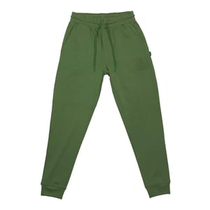 Aquascutum Heren Katoenen Tapered Leg Slim Joggers (Militair Groen)
