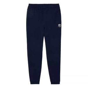Lacoste Katoenen Tapered Sweatbroek voor Volwassenen (Blauw)