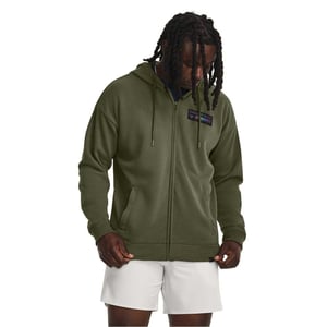 Under Armour Heren Project Rock Relaxed Fit Full Zip Hoodie (Groen)