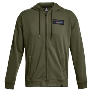 Under Armour Heren Project Rock Relaxed Fit Full Zip Hoodie (Groen)