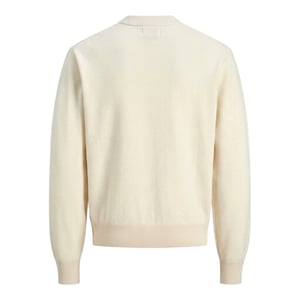 Jack And Jones Heren Crew Neck Regular Trui met lange mouwen (Zeezout)