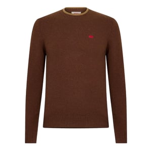 Levis Heren Batwing Logo Crew Hals Trui (Bruin)