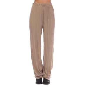 Vero Moda Dames/Dames Plisse Broek Met Wijde Pijpen (Mink)